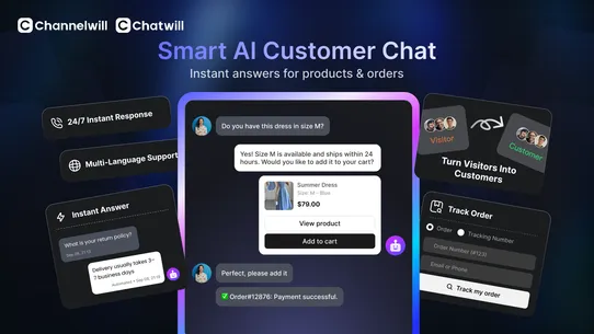 Chatwill:AI Chatbot &amp;Live Chat screenshot