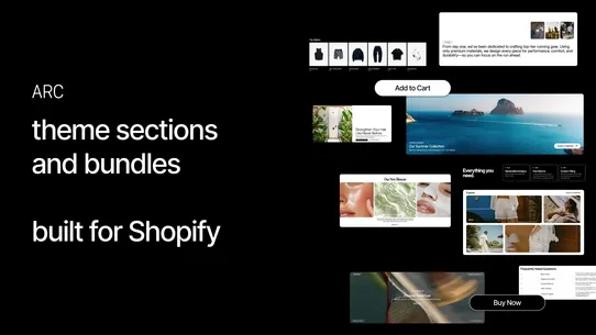 ARC Sections: Theme Sections screenshot
