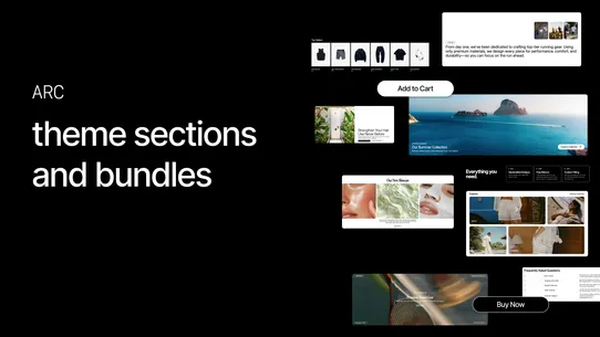 ARC Sections: Theme Sections screenshot