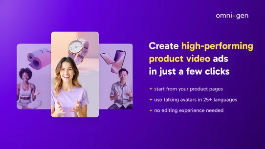 OmniGen: AI Video Ads &amp; Reels screenshot