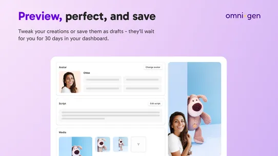 OmniGen: AI Video Ads &amp; Reels screenshot