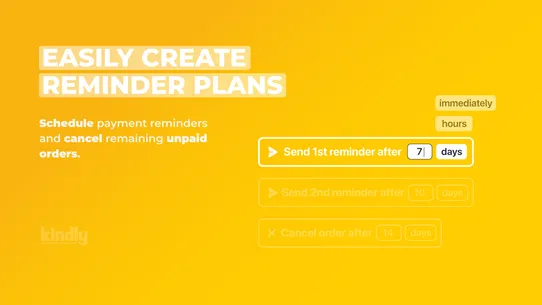Kindly: Send Payment Reminder screenshot