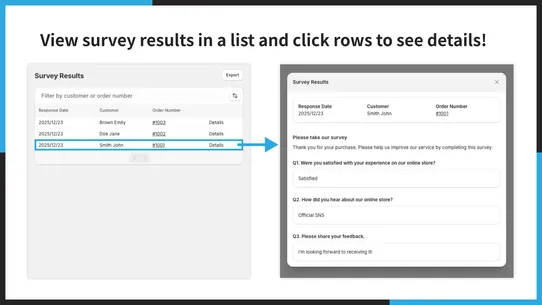 UR: Post‑Purchase Survey screenshot