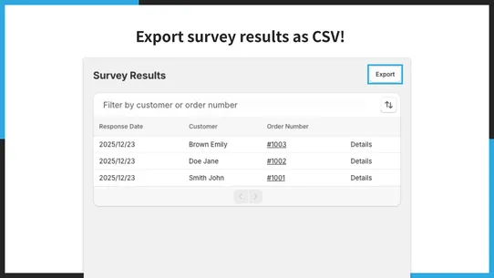 UR: Post‑Purchase Survey screenshot