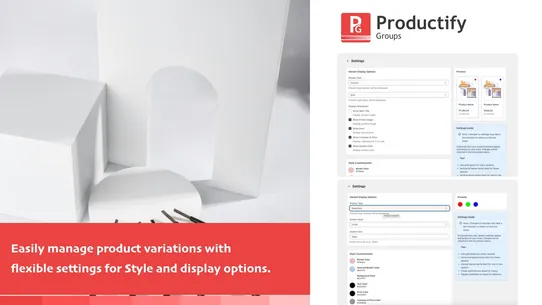Productify Groups screenshot