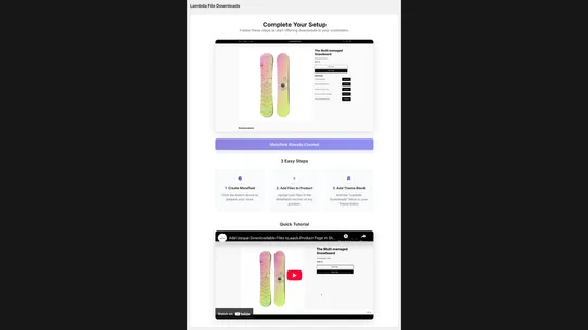 Lambda File Downloads screenshot