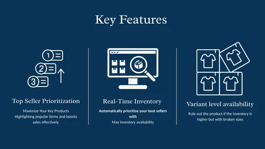 AI Product &amp; Collection sort screenshot