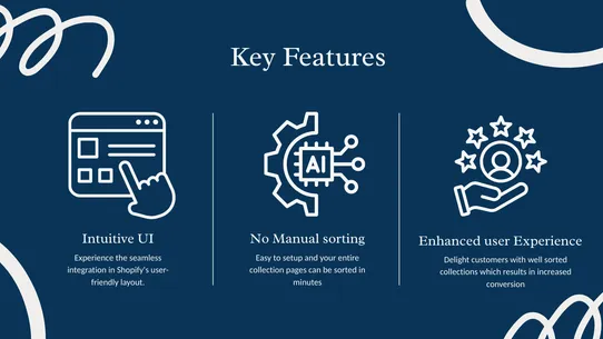 AI Product &amp; Collection sort screenshot