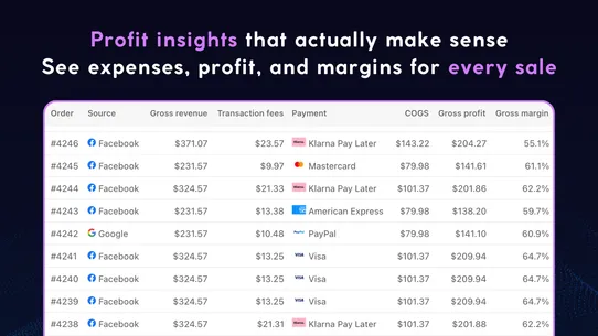 Juicy Attribution &amp; Profit screenshot