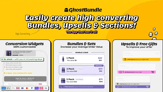 GhostBundle A/B Test &amp; Widgets screenshot