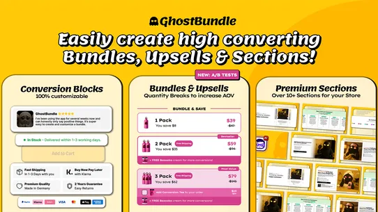 Ghost Bundles Quantity Breaks screenshot