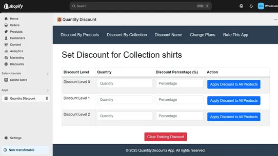 Quantity &amp; Volume Discount Raj screenshot