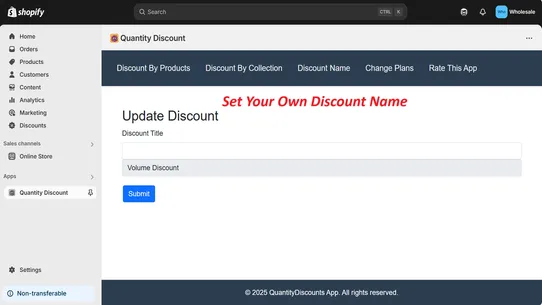 Quantity &amp; Volume Discount Raj screenshot