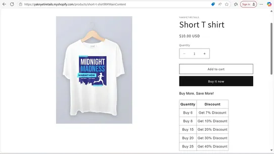 Quantity &amp; Volume Discount Raj screenshot