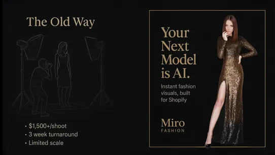 Miro Fashion – AI Model Photos screenshot