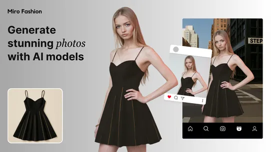 Miro Fashion – AI Model Photos screenshot