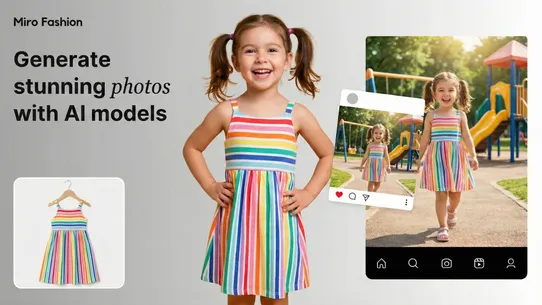 Miro Fashion – AI Model Photos screenshot