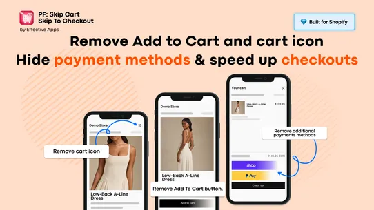PF: Buy Now Skip Cart Checkout screenshot