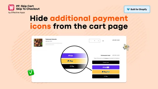 PF: Buy Now Skip Cart Checkout screenshot