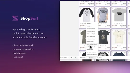 ShopSort screenshot