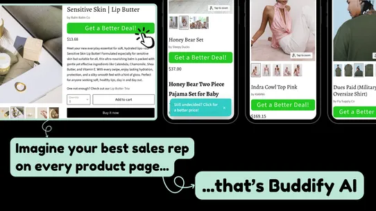 Buddify ‑ AI Discounts screenshot