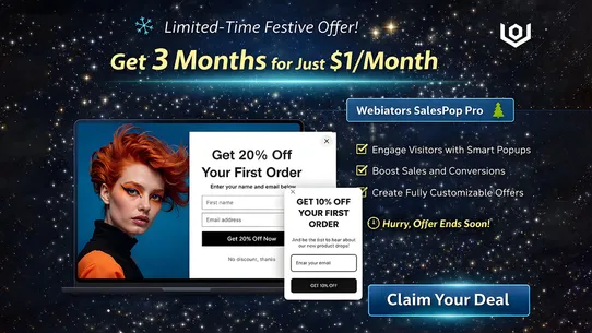 Webiators: SalesPop Pro screenshot