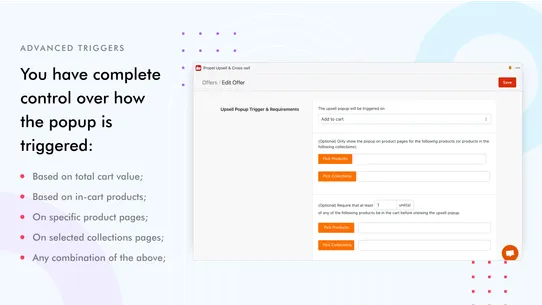 Propel Upsell &amp; Cross‑sell screenshot