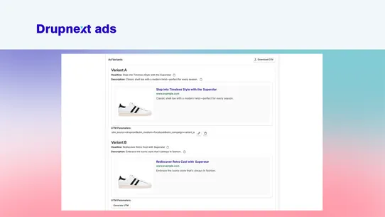 Drupnext Ads screenshot