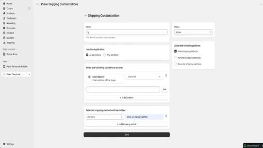Pulse Checkout screenshot