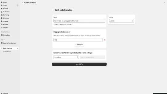 Pulse Checkout screenshot