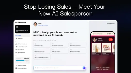 Omakase.ai | AI Sales Agent screenshot