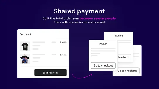 Split Payment &amp; Deposit SpurIT screenshot