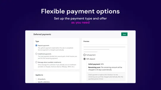 Split Payment &amp; Deposit SpurIT screenshot