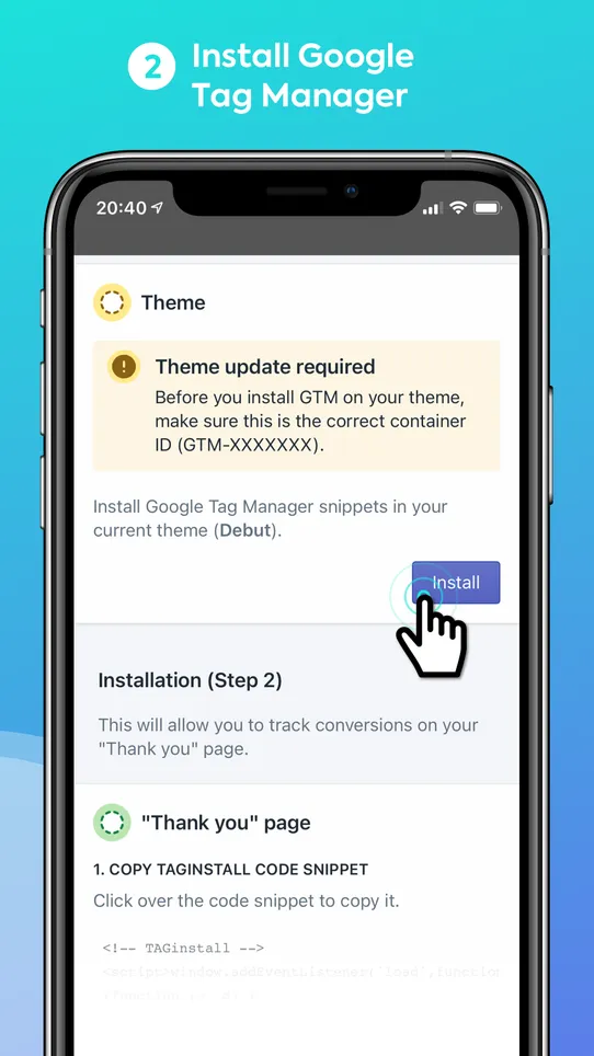 Easy Tag ‑ GTM &amp; Data Layer screenshot