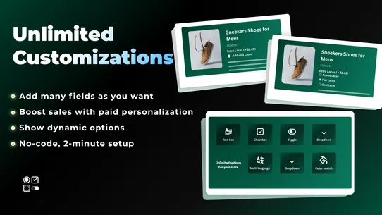 IA ‑ Product Options, Variants screenshot