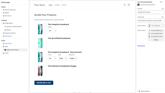 Checkout Bundle Builder Pro screenshot