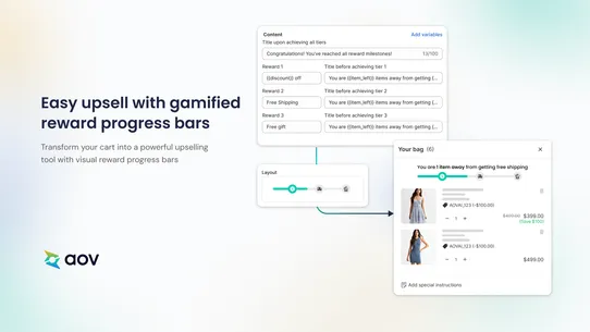 AOV.ai Slide Cart Drawer screenshot