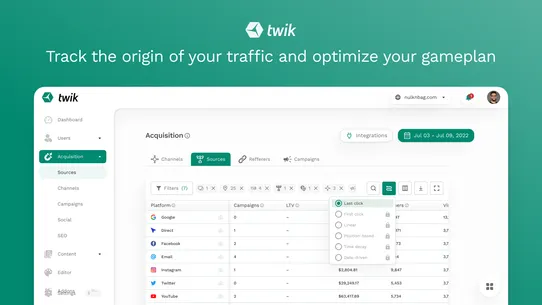 Analytics &amp; Boosters by Twik screenshot