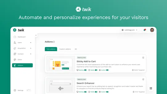 Analytics &amp; Boosters by Twik screenshot