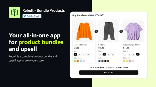 Rebolt ‑ Bundle Products screenshot