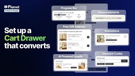 Planet Discounts &amp; Upsells screenshot