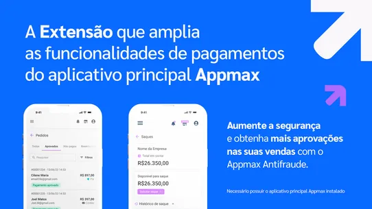 Appmax Antifraude screenshot