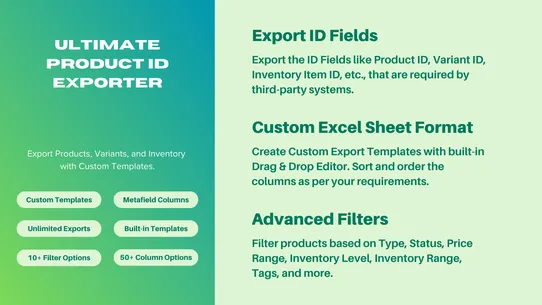 Ultimate Product ID Exporter screenshot