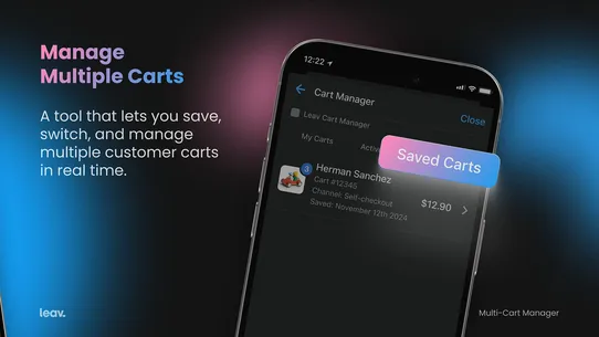Leav | Cart Manager for POS screenshot