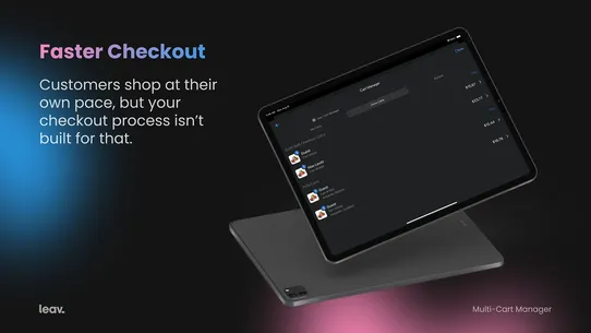 Leav | Cart Manager for POS screenshot