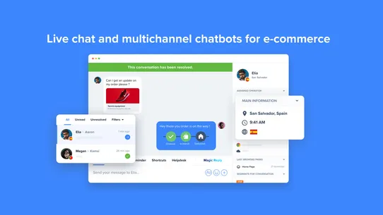 Crisp ‑ Live Chat &amp; AI Chatbot screenshot