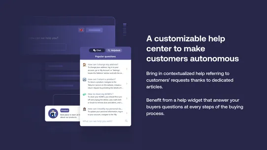 Crisp ‑ Helpdesk &amp; AI Chatbot screenshot