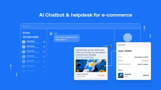 Crisp ‑ Helpdesk &amp; AI Chatbot screenshot