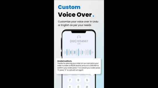 Order Confirmation Robo Calls screenshot