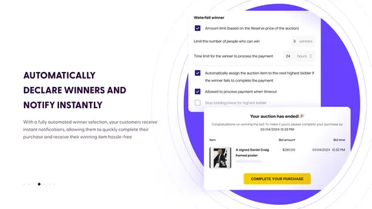 Tipo Product Auction screenshot